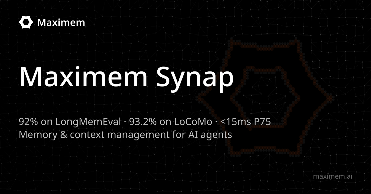 AI agents forget everything so I built a memory SDK to fix that - Maximem Synap